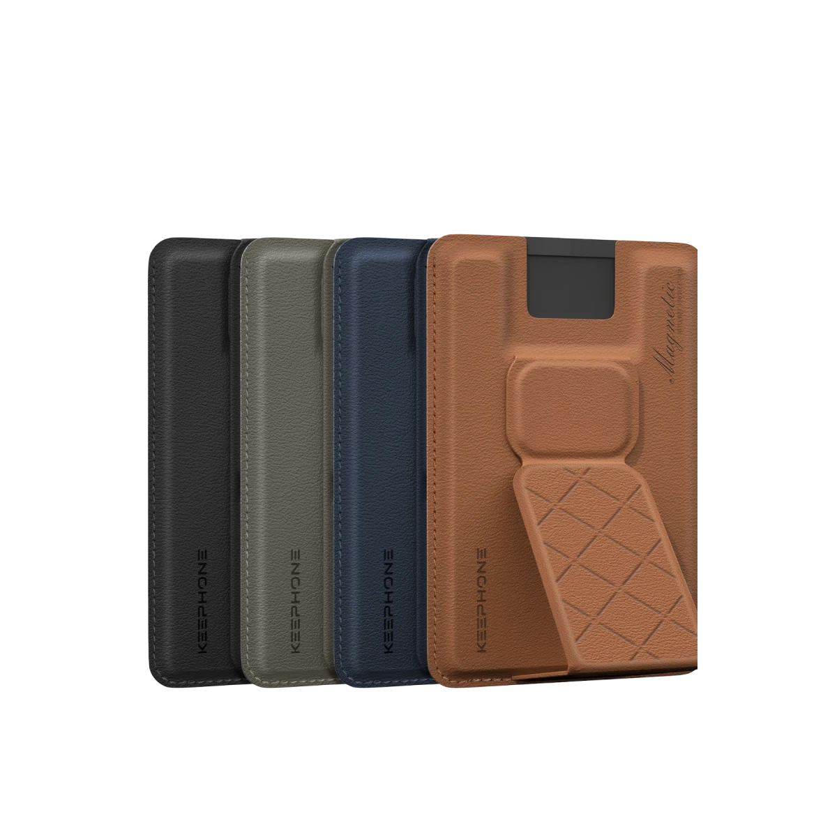 Keephone Milan Stant Özellikli Magsafe Kartlık - Titan Gri