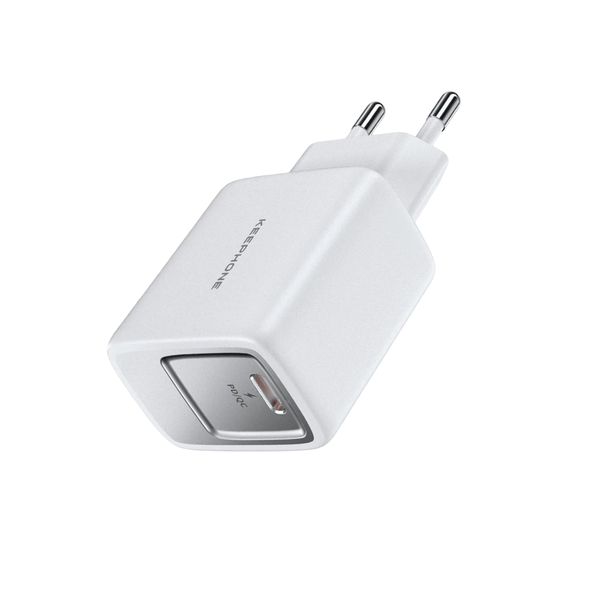 Keephone Mixeed 1 Adet 30W Hızlı Type-C Şarj Adaptörü ve 1 Adet 27W Type-C Şarj Kablosu - Beyaz