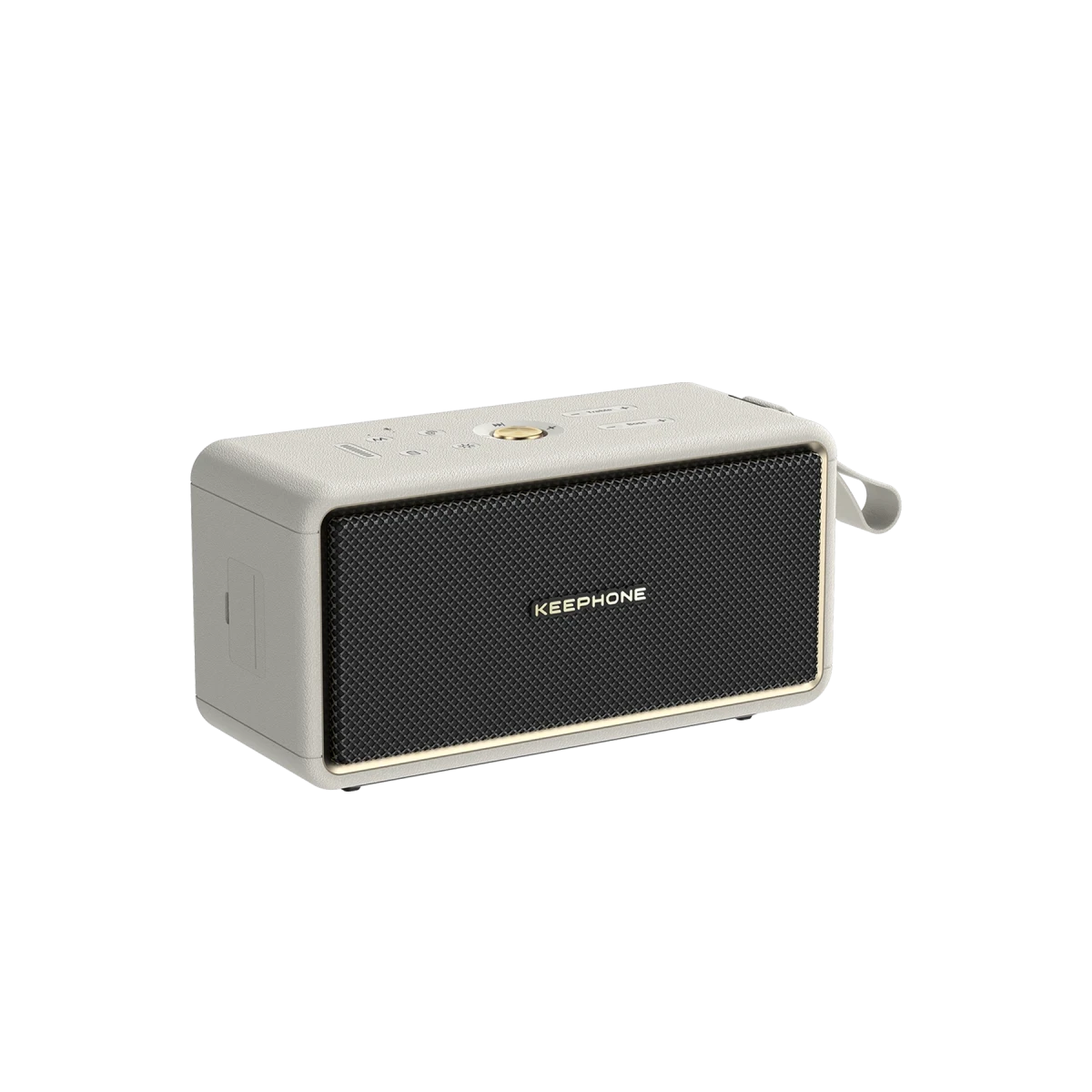 Keephone MusicPod Pro 60W BT 5.3 RGB Işıklı Yüksek Bass Özellikli HiFi Kablosuz Hoparlör – Beyaz