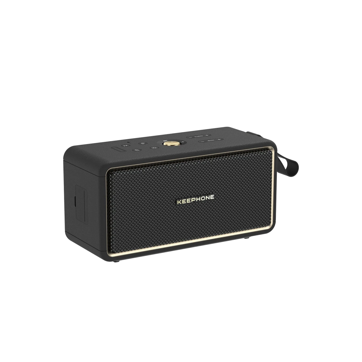 Keephone MusicPod Pro 60W BT 5.3 RGB Işıklı Yüksek Bass Özellikli HiFi Kablosuz Hoparlör – Siyah