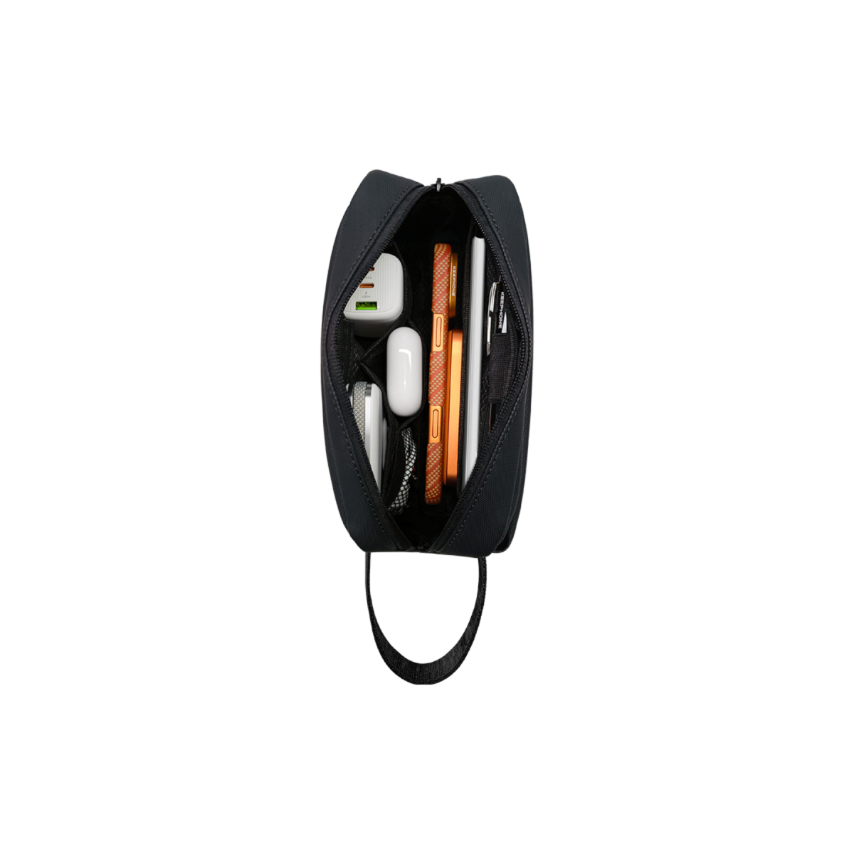 Keephone KP-LB04 Nappa Çok Amaçlı Seyahat Organizer Çantası - Siyah