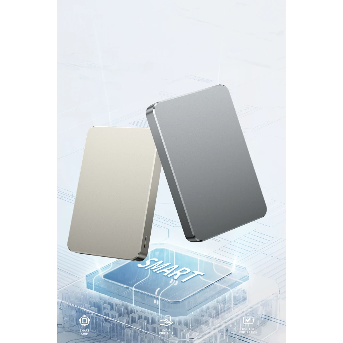 Keephone PB34 Lucci 10.000 mAh 20W Type-C 22.5W USB QC 15W Kablosuz Şarj PD Magsafe Powerbank - Turuncu