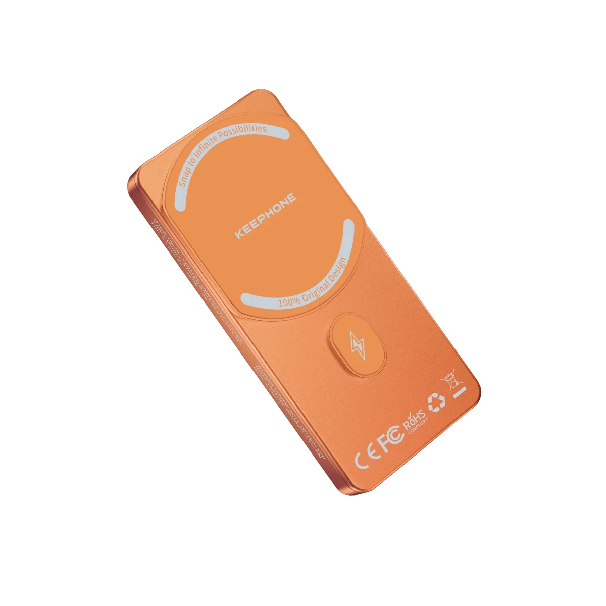 Keephone PB36 MagCube 5.000 mAh Type-C 20W PD Magsafe Destekli Powerbank - Turuncu