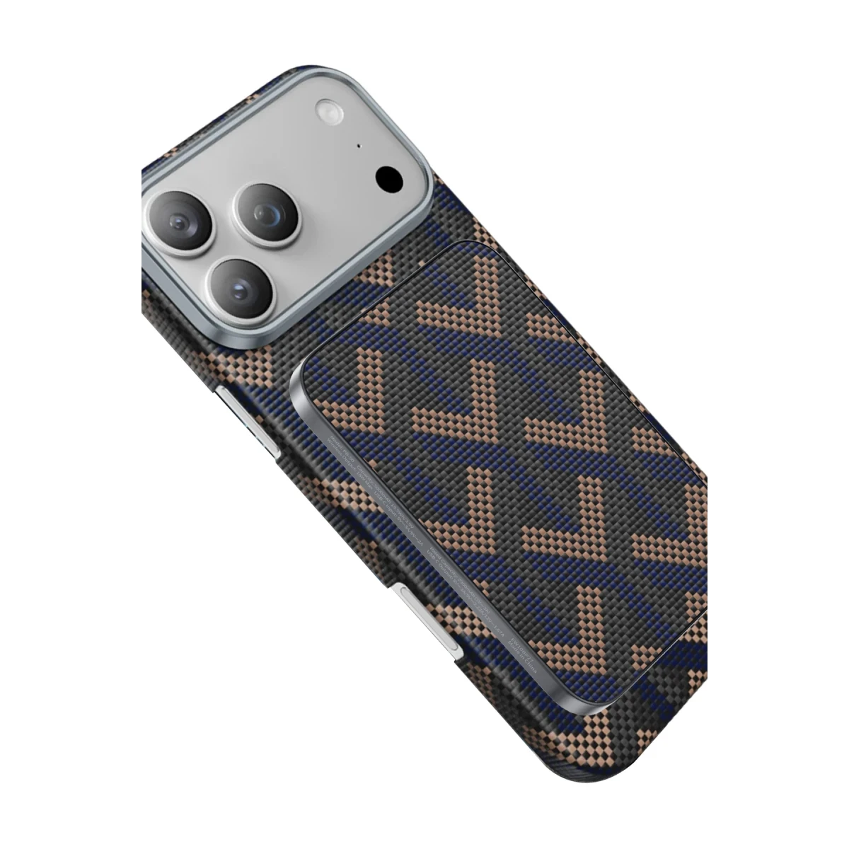 Keephone PB50 Brendy Kevlar 5.000 mAh 20W Type-C ve 15W Kablosuz Şarj Destekli Magsafe Powerbank - Siyah-Sarı