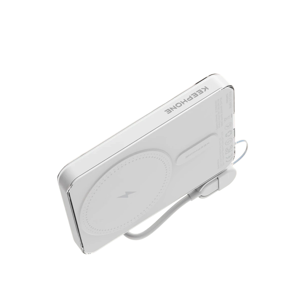 Keephone PB52 IceMag 5.000 mAh Type-C 20W PD Magsafe Destekli Powerbank - Beyaz