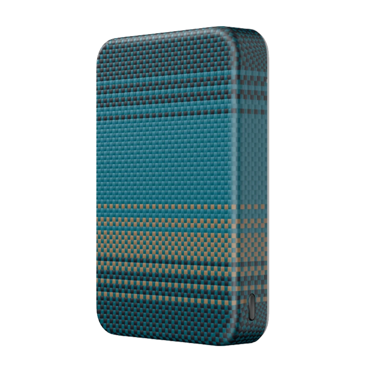 Keephone PB56 Kavos Kevlar 10.000 mAh 20W Type-C ve 15W Kablosuz Şarj Destekli MagSafe Powerbank - Ay Doğumu