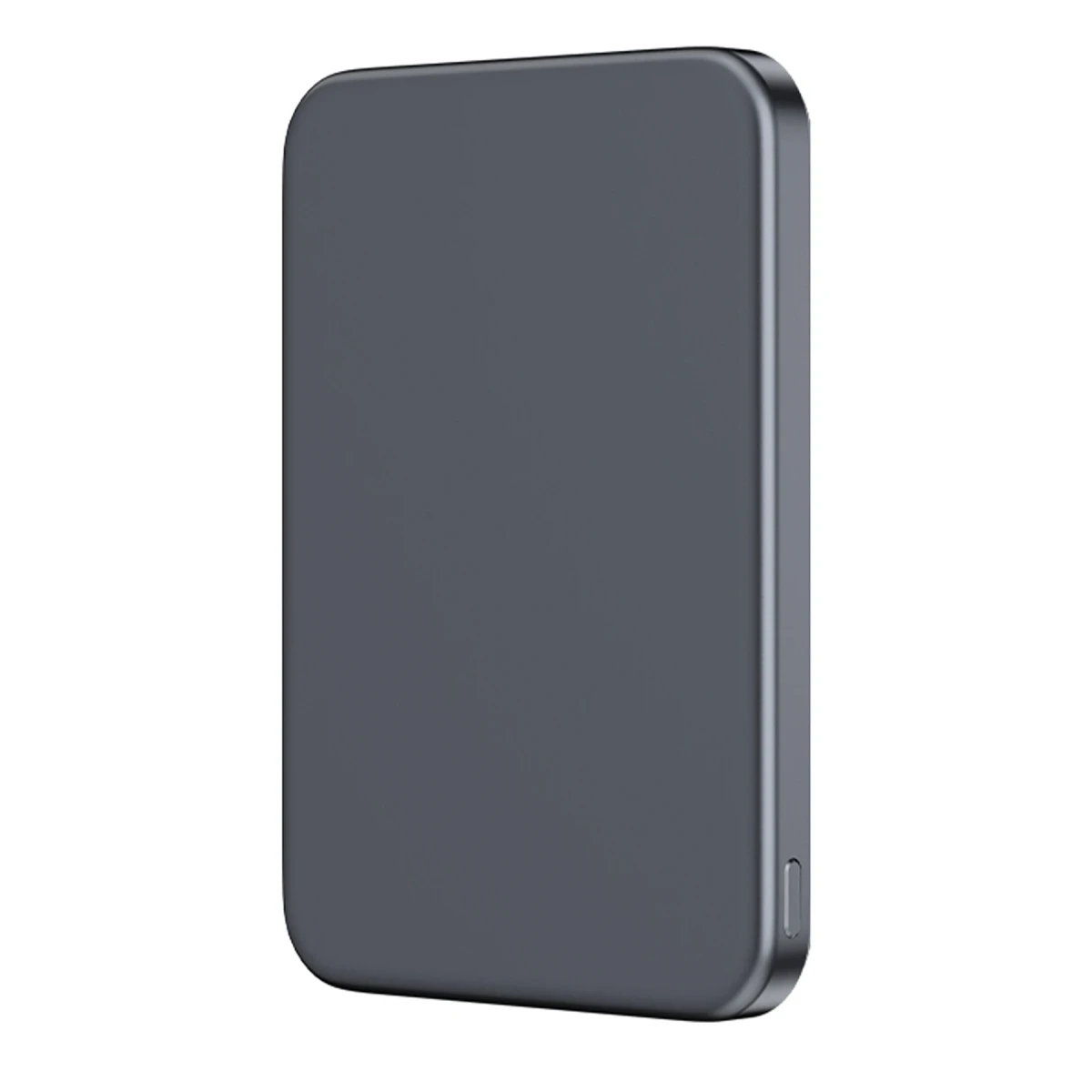 Keephone PB59 Glossey 5.000 mAh 20W Type-C ve 15W Kablosuz Şarj Destekli Magsafe Powerbank - Titanyum Gri