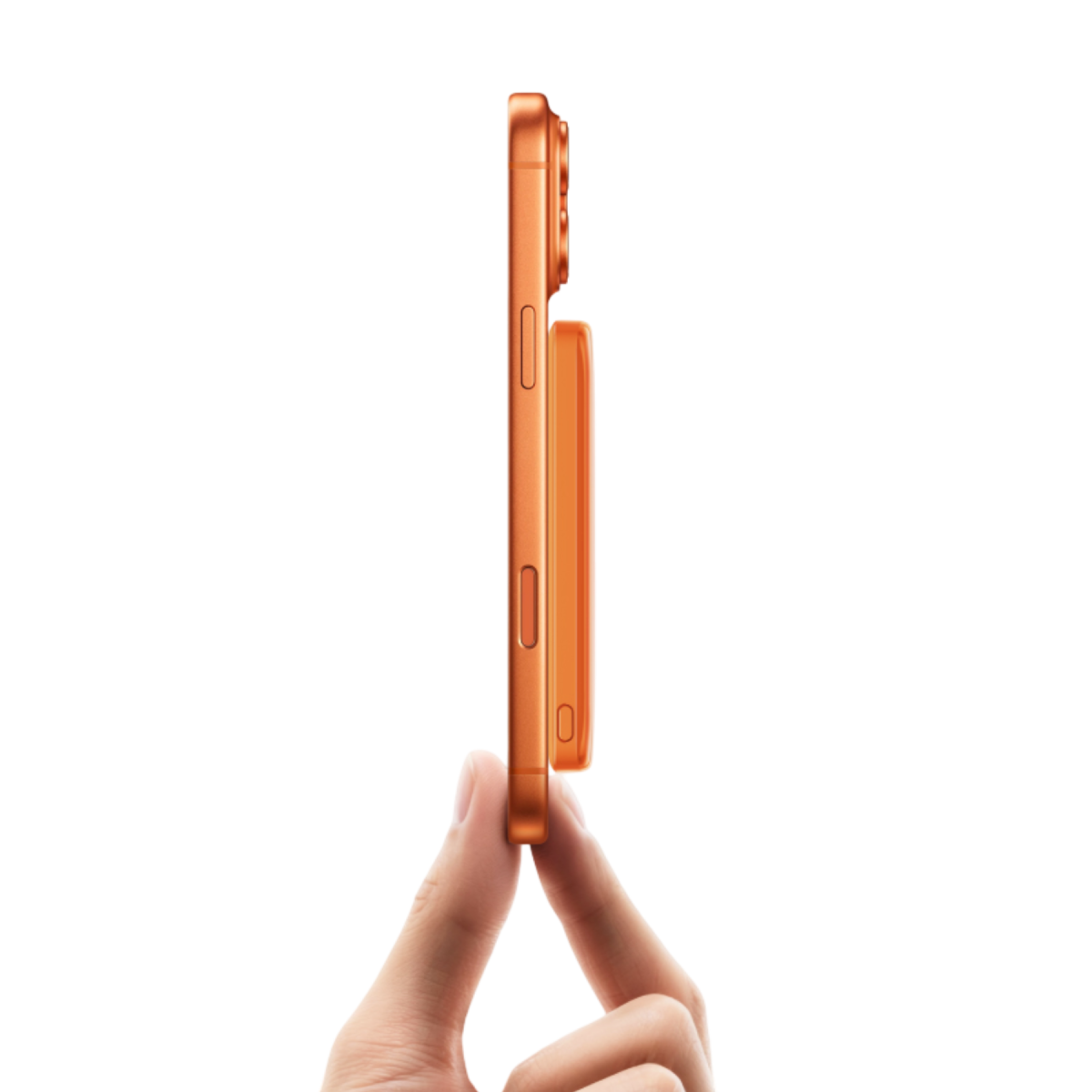 Keephone PB67 Shanks 5.000 mAh 25W Qi2 MagSafe ve Semi Solid Destekli Powerbank - Turuncu