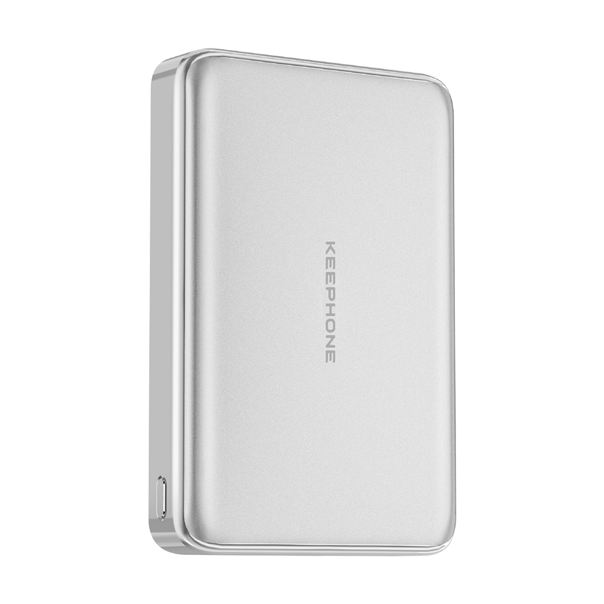 Keephone PB68 Shanks 10.000 mAh 25W Qi2 MagSafe ve Semi Solid Destekli Powerbank - Gümüş