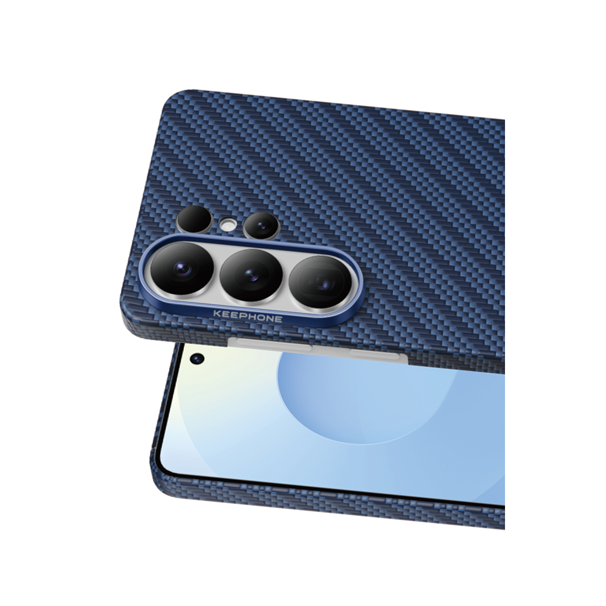 Keephone Samsun Galaxy S26 Ultra Kevlar Robin Magsafe Kılıf - Lacivert
