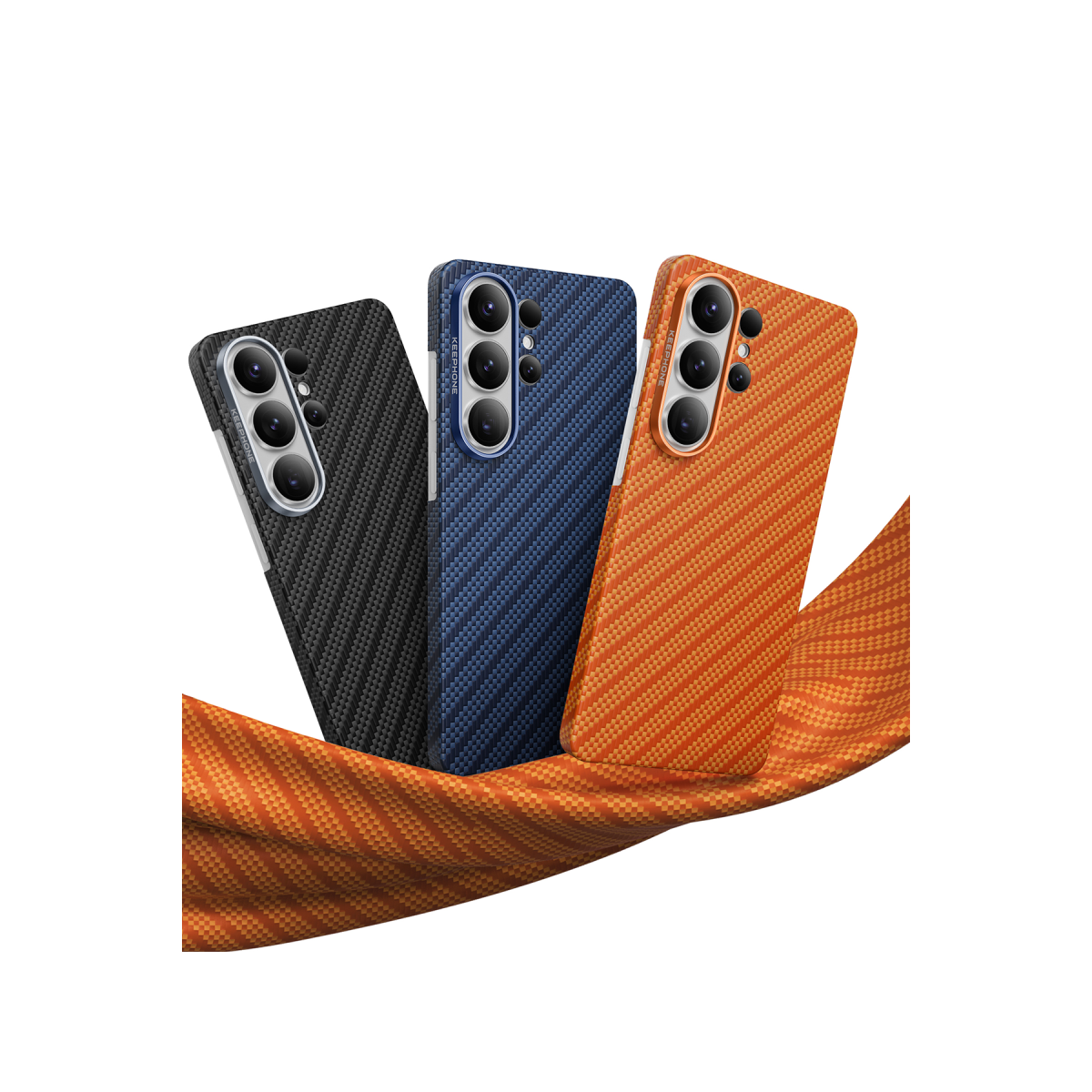 Keephone Samsun Galaxy S26 Ultra Kevlar Robin Magsafe Kılıf - Siyah