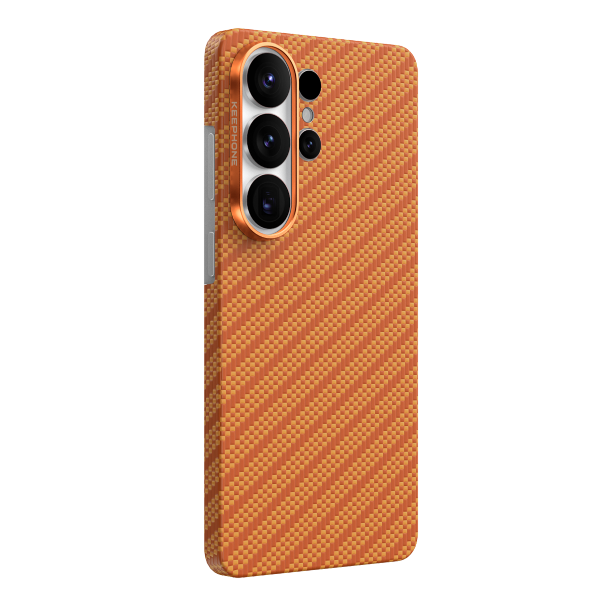 Keephone Samsun Galaxy S26 Ultra Kevlar Robin Magsafe Kılıf - Turuncu