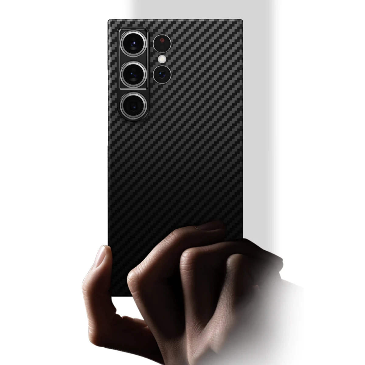 Keephone Samsung Galaxy S24 Ultra Kevlar Magsafe Kılıf - Siyah