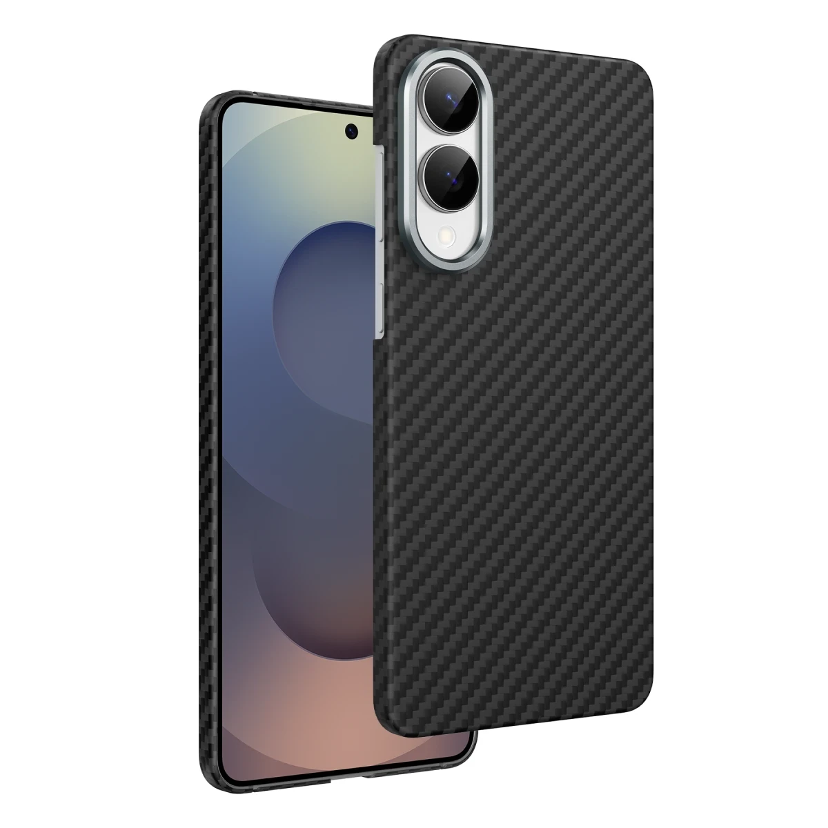 Keephone Samsung Galaxy S25 Edge Kevlar Magsafe Kılıf - Siyah