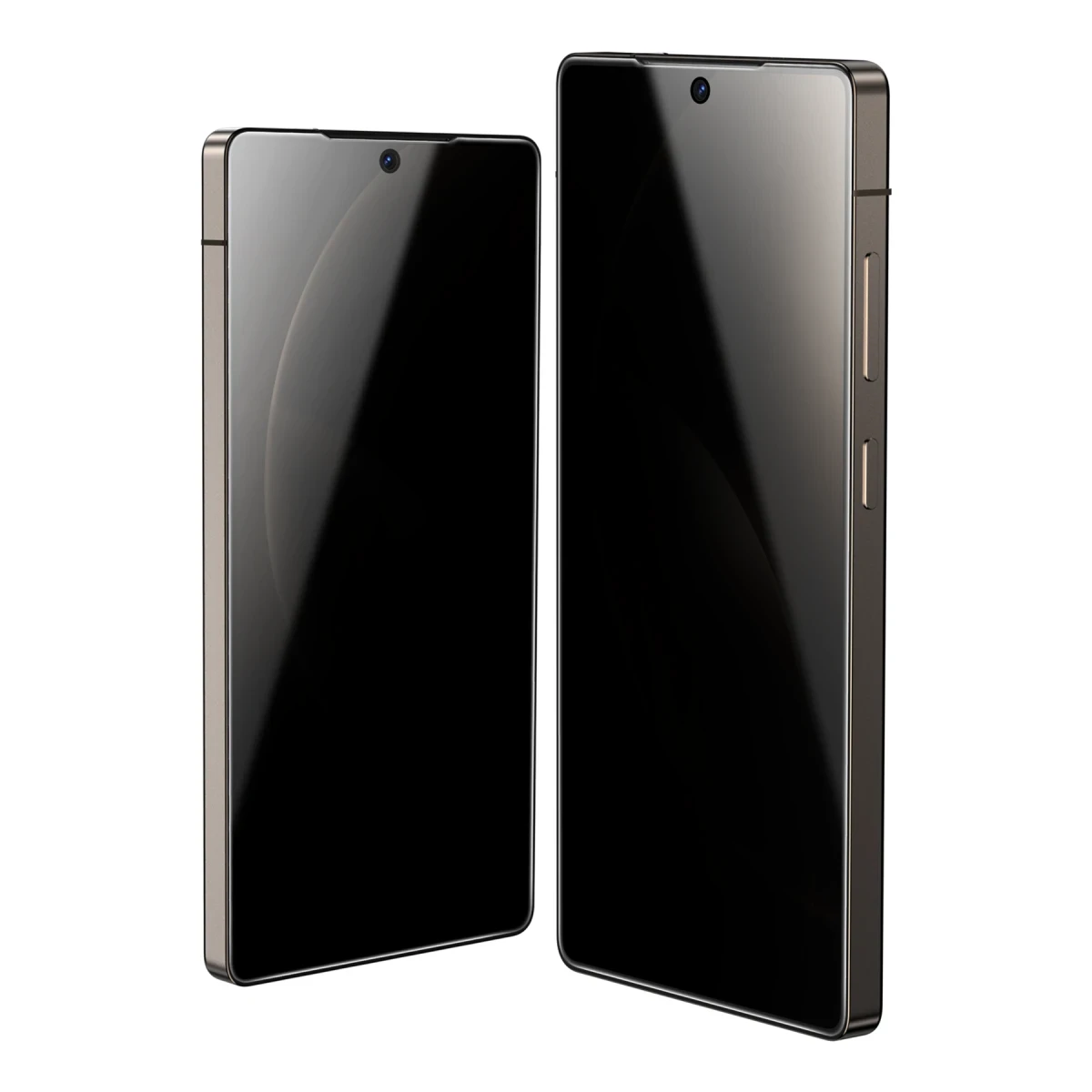 Keephone Samsung Galaxy S25 Privacy 2.5D Cam Ekran Koruyucu - Siyah