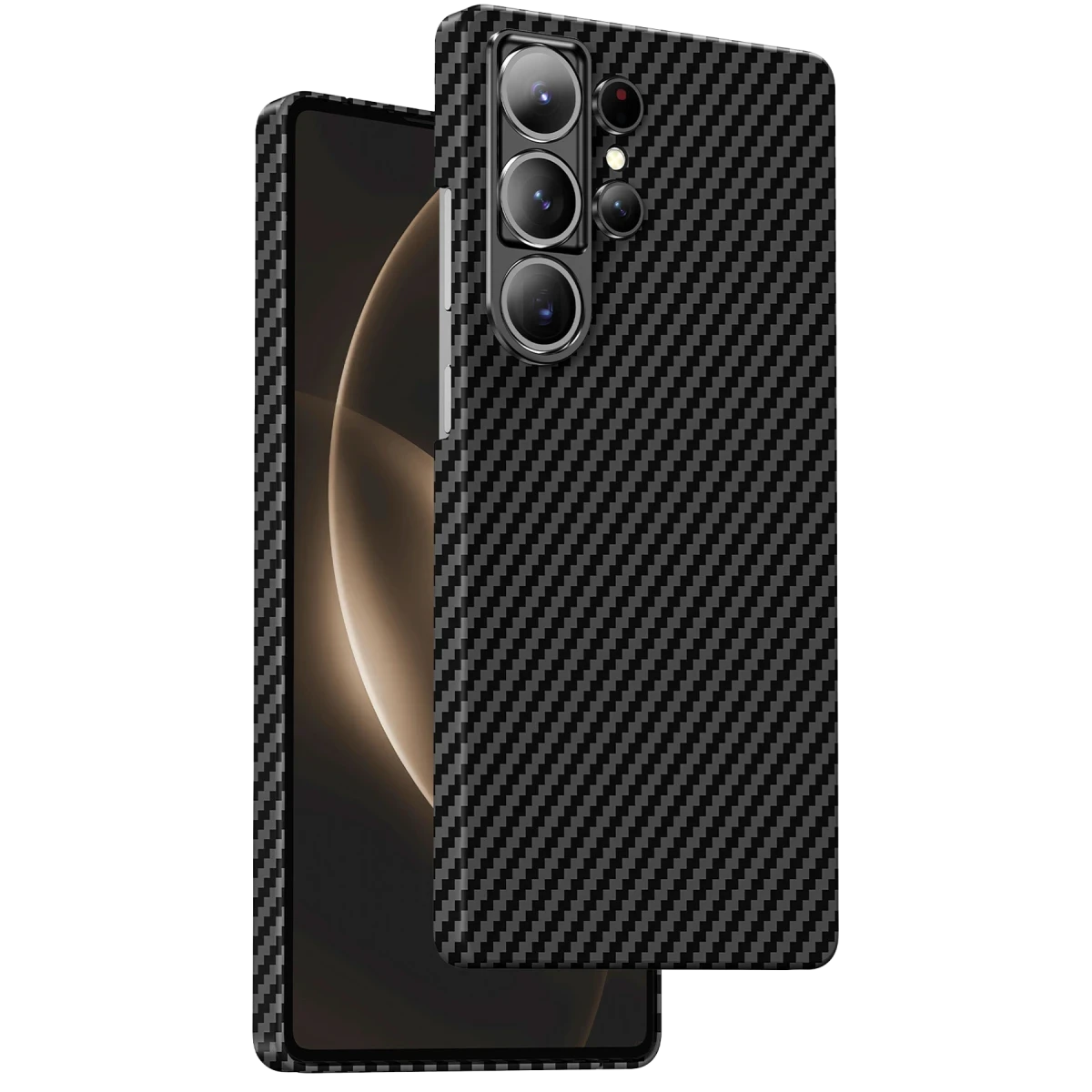 Keephone Samsung Galaxy S25 Ultra Kevlar Magsafe Kılıf - Siyah