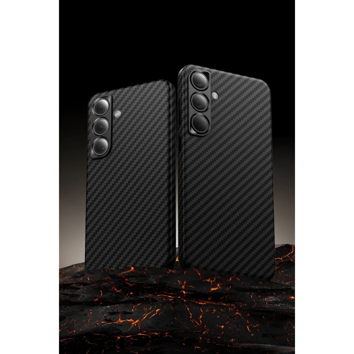 Keephone Samsung Galaxy S25 Ultra Kevlar Magsafe Kılıf - Siyah