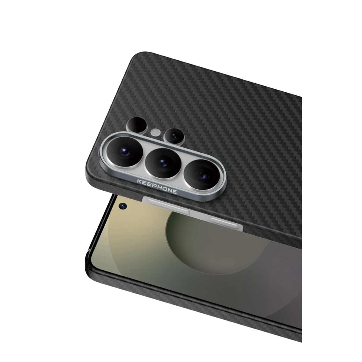 Keephone Samsung Galaxy S26 Ultra Kevlar Diago Magsafe Kılıf - Siyah