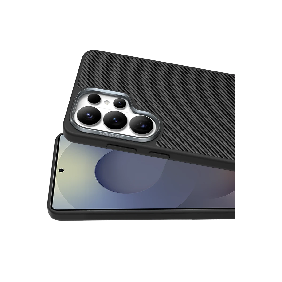 Keephone Samsung Galaxy S26 Ultra Kevlar Marcus Magsafe Kapak - Siyah