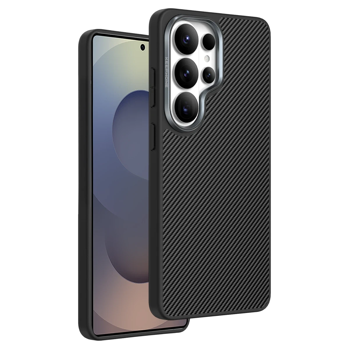 Keephone Samsung Galaxy S26 Ultra Kevlar Marcus Magsafe Kapak - Siyah