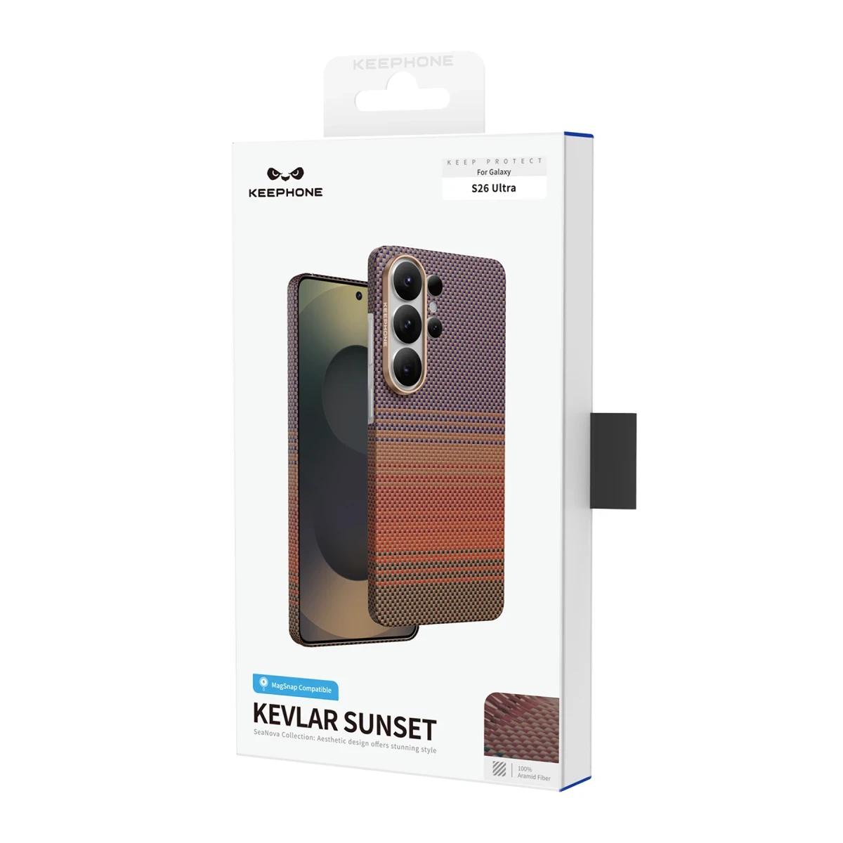 Keephone Samsung Galaxy S26 Ultra Kevlar Seanova Magsafe Kılıf - Sunlit