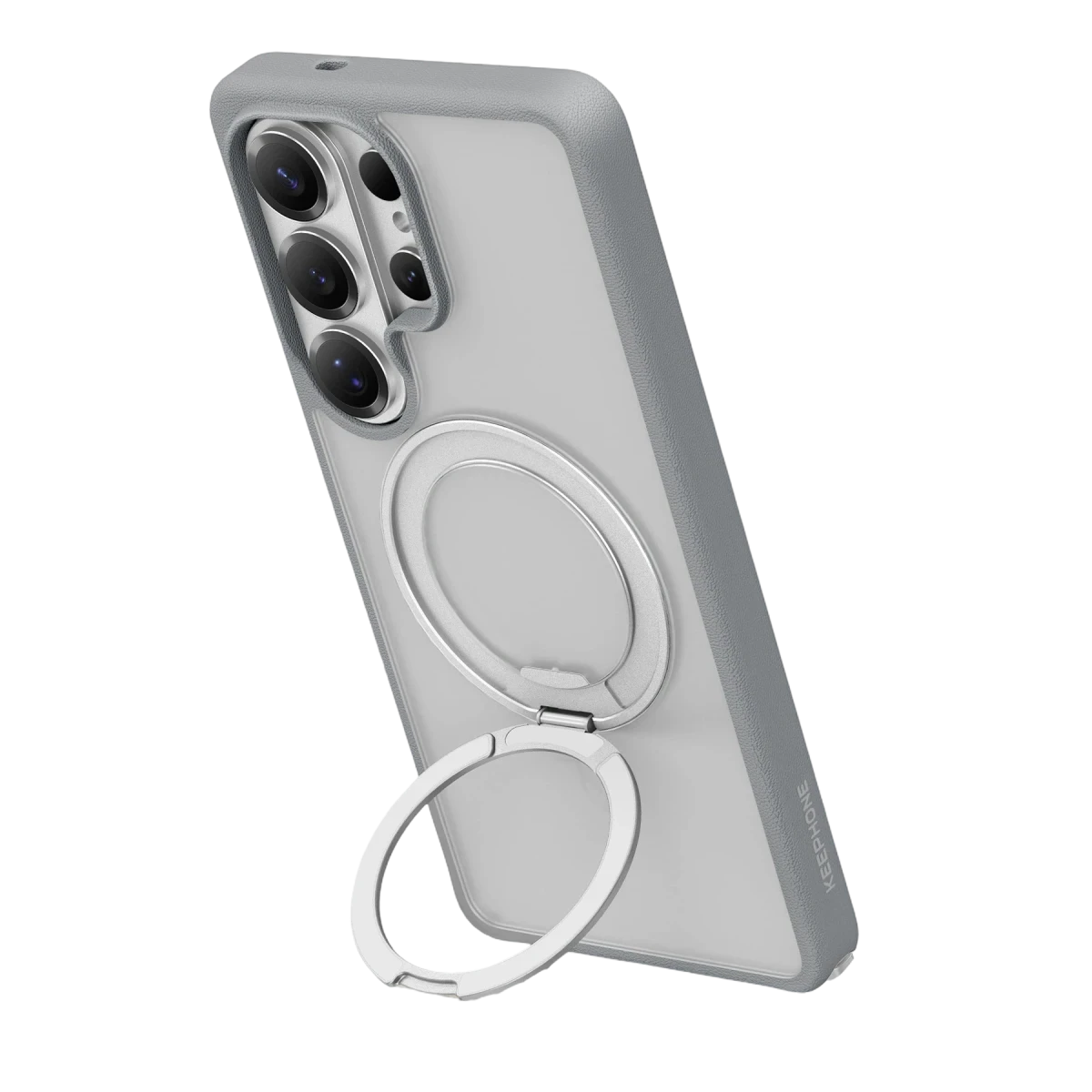 Keephone Samsung Galaxy S26 Ultra Omega Magsafe Standlı Kapak - Siyah