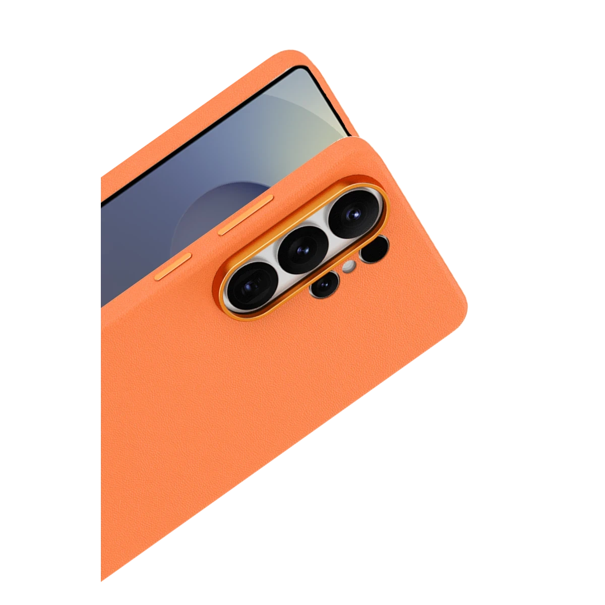 Keephone Samsung Galaxy S26 Ultra Peekaboo Magsafe Kapak - Turuncu