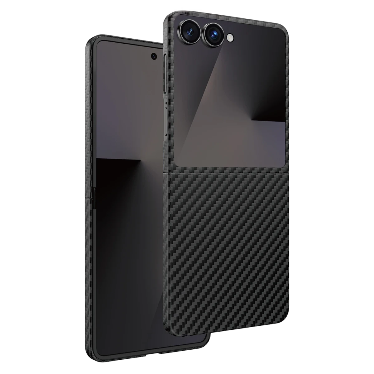 Keephone Samsung Galaxy Z Flip 7 Kevlar Diago Magsafe Kılıf - Siyah