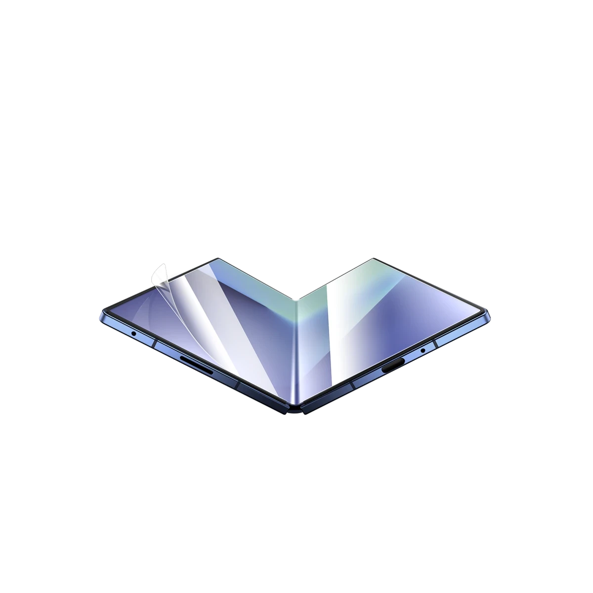 Keephone Samsung Galaxy Z Fold 7 Crystal Combo 2.5D HD Ekran Koruyucu - Siyah