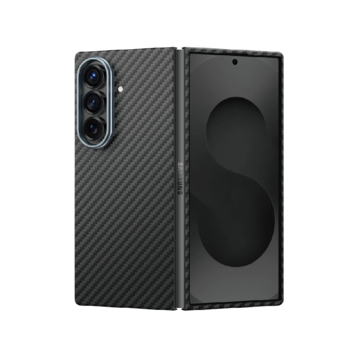 Keephone Samsung Galaxy Z Fold 7 Kevlar Diago Magsafe Kılıf - Siyah