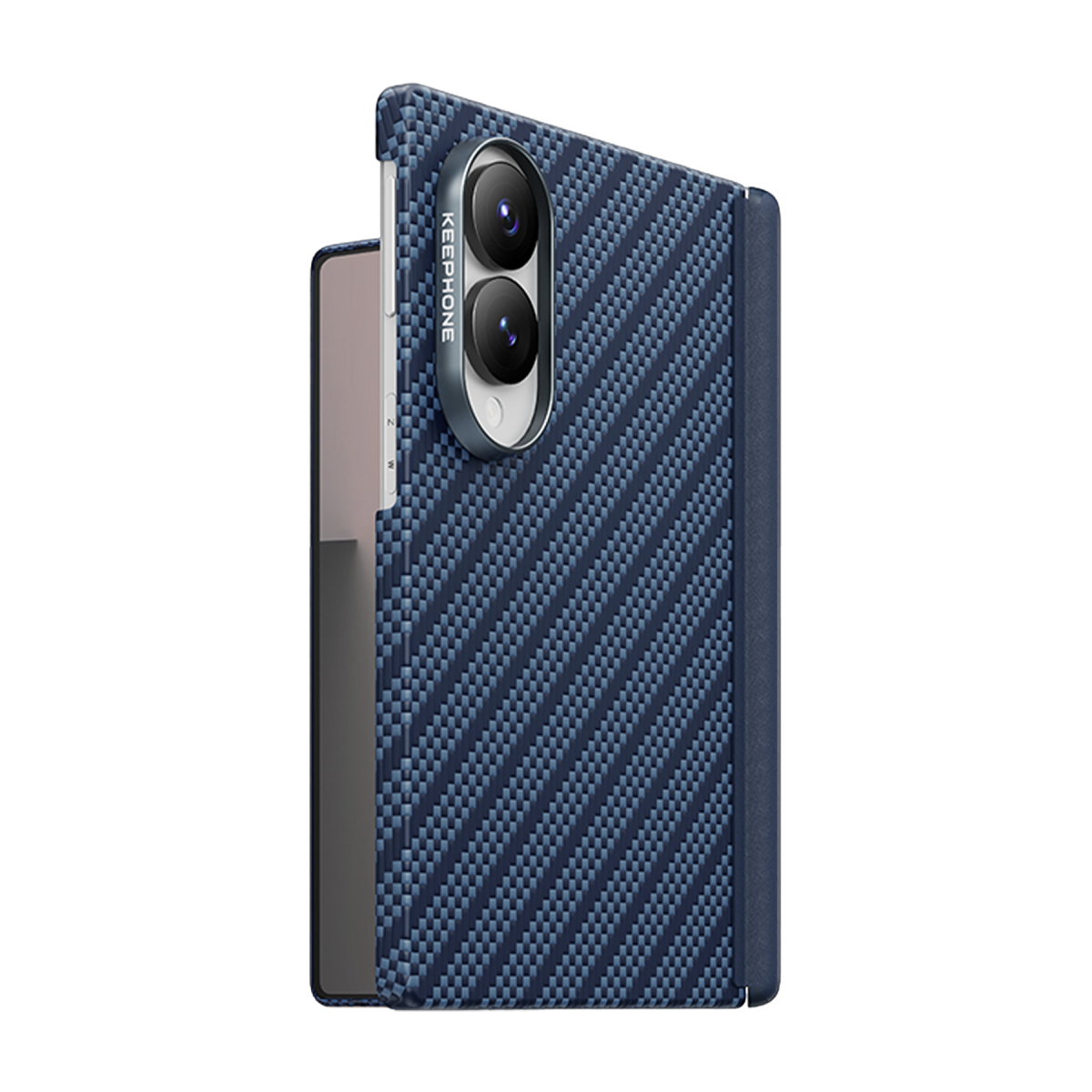 Keephone Samsung Galaxy Z Fold 8 Kevlar Mirage Magsafe Kılıf - Lacivert