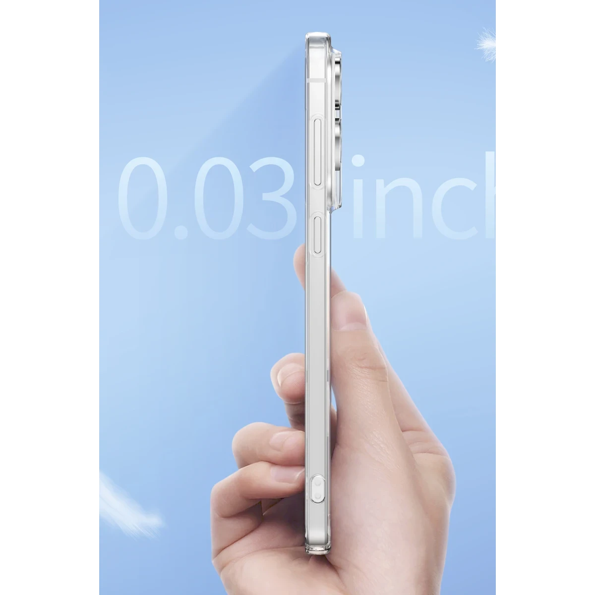 Keephone Samsung S25 Edge X-Crystal Slim Magsafe Kılıf - Şeffaf