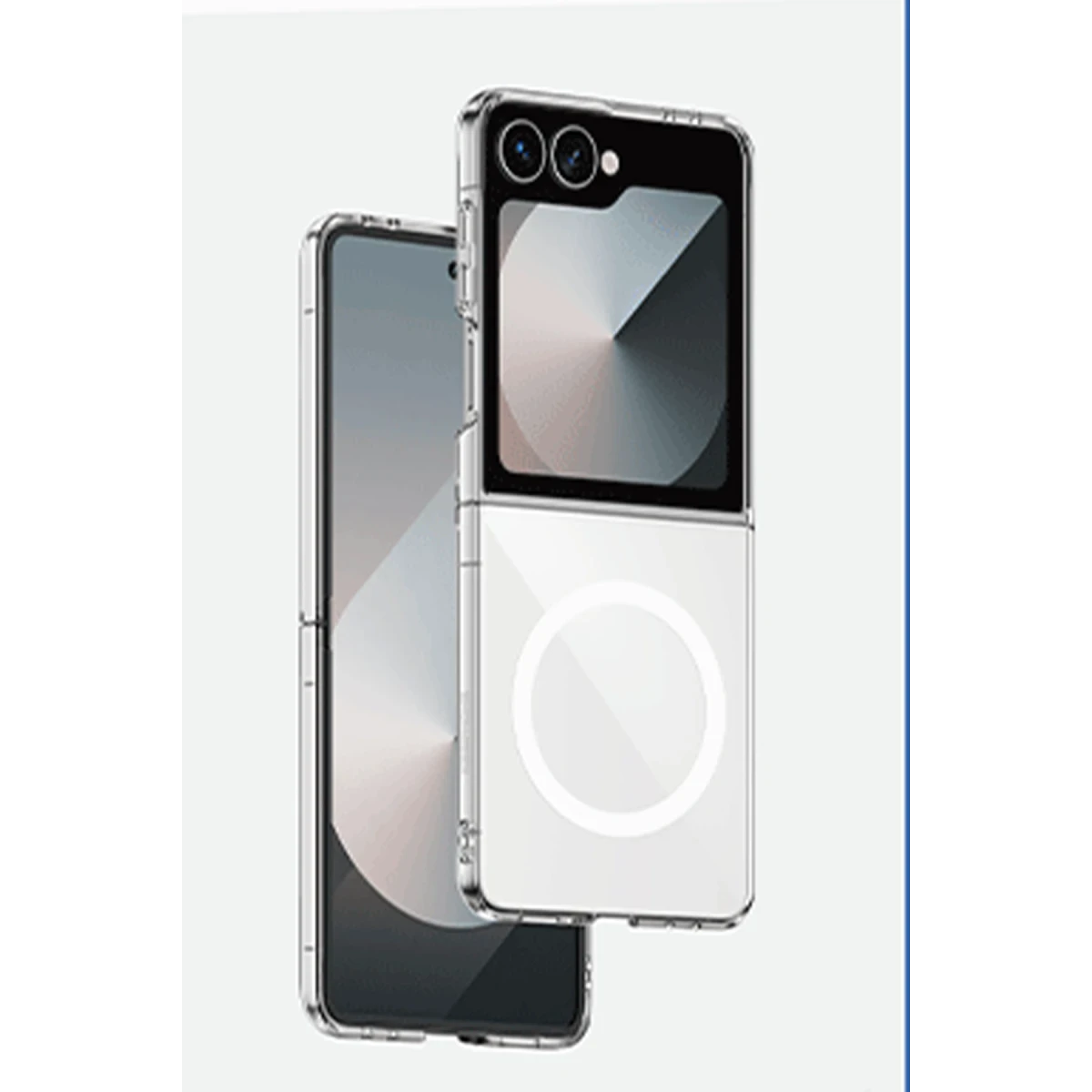 Keephone Samsung Galaxy Z Flip 7 X-Crystal Slim Magsafe Kılıf - Şeffaf