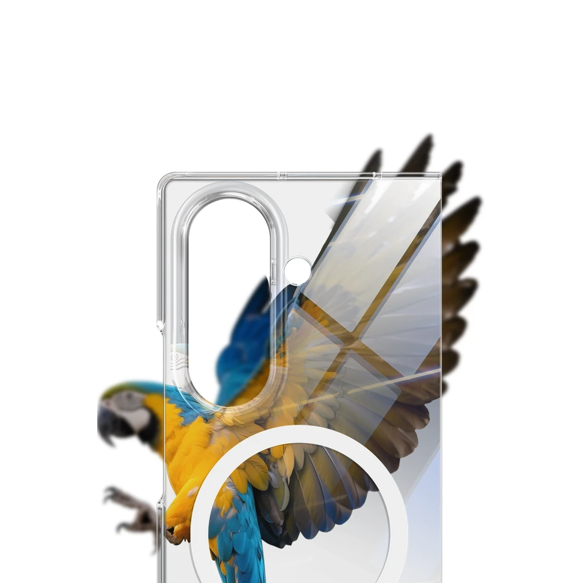 Keephone Samsung Galaxy Z Fold 7 X-Crystal Slim Magsafe Kılıf - Şeffaf