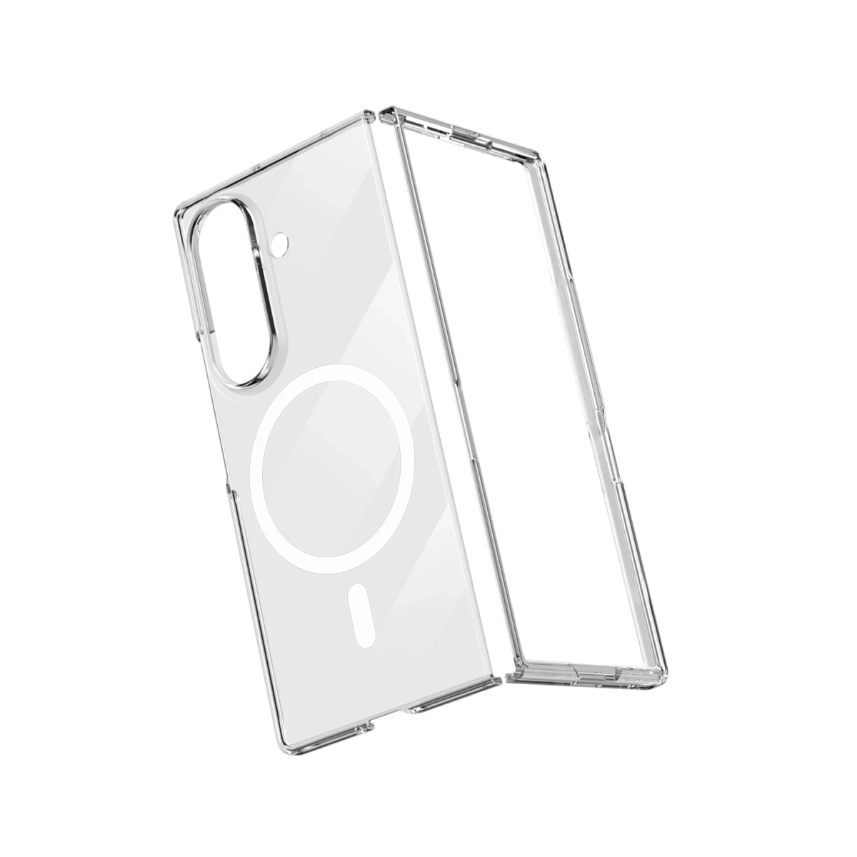 Keephone Samsung Galaxy Z Fold 7 X-Crystal Slim Magsafe Kılıf - Şeffaf