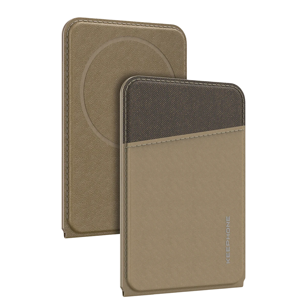 Keephone Snappi Stant Özellikli Magsafe Kartlık - Çöl Titanyum