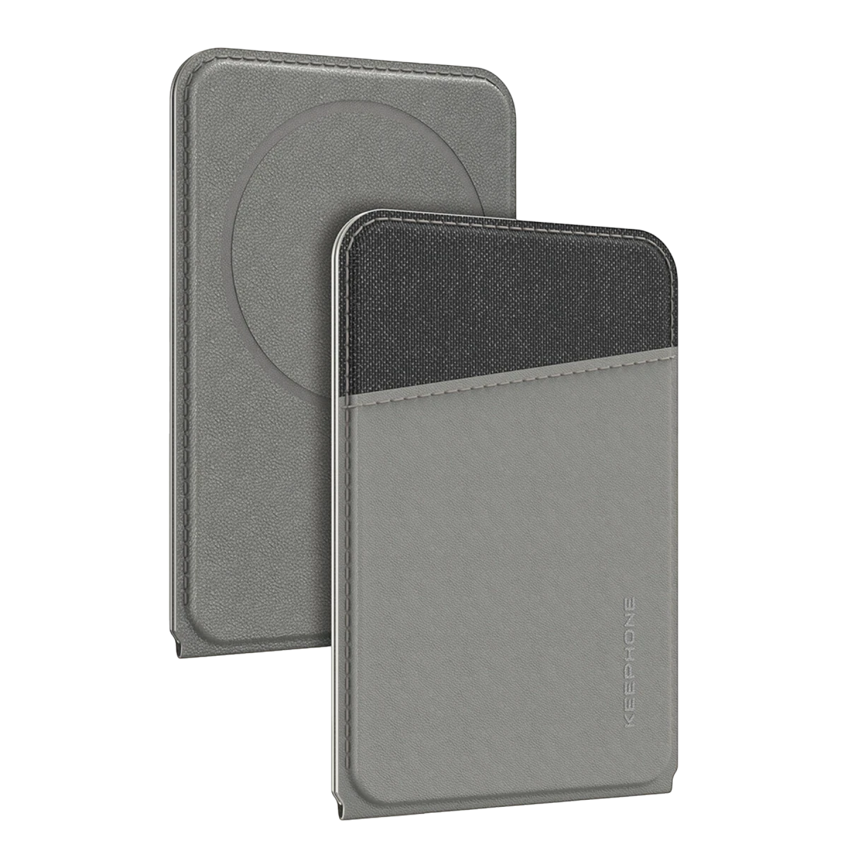 Keephone Snappi Stant Özellikli Magsafe Kartlık - Gri
