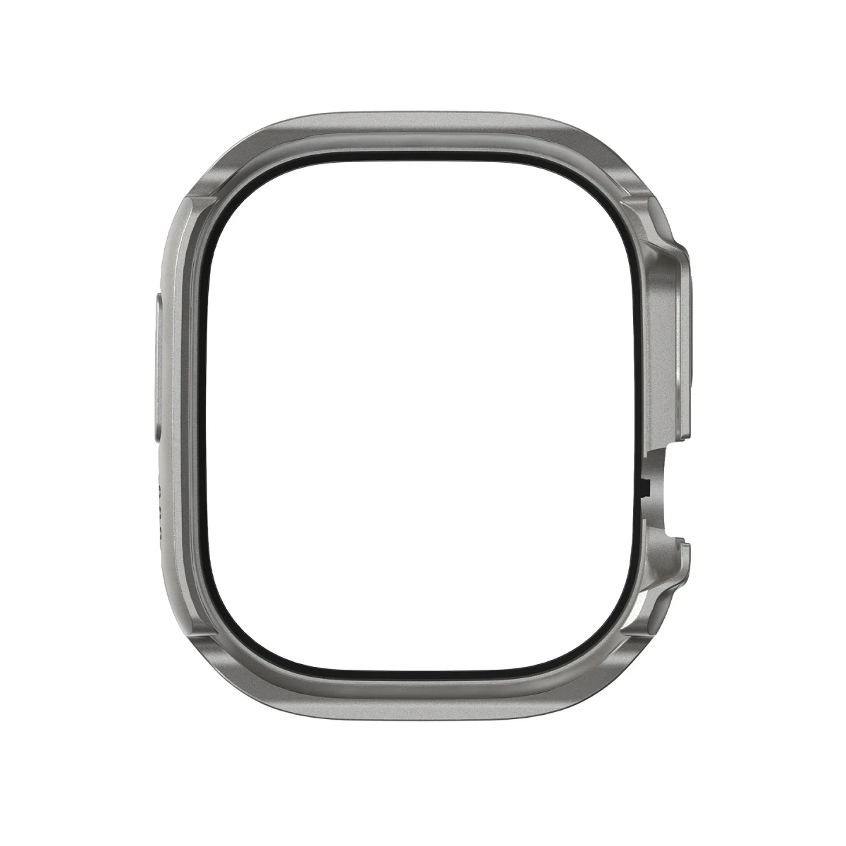 Keephone Apple Watch Ultra 49mm 360X Defense Camlı Kasa Ekran Koruyucu - Siyah
